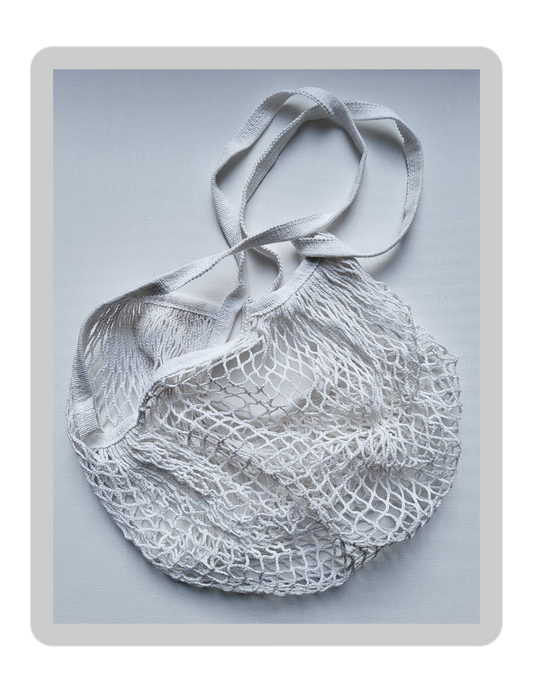 Say NO to plastic bags, say YES to cotton net bags!