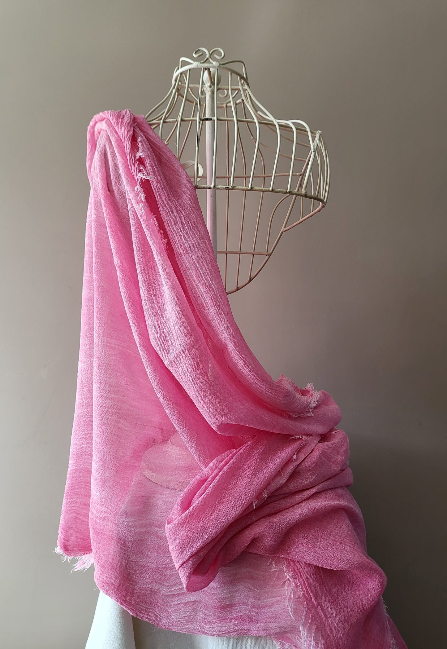 Pink - Rosa di Maggio stole scarf