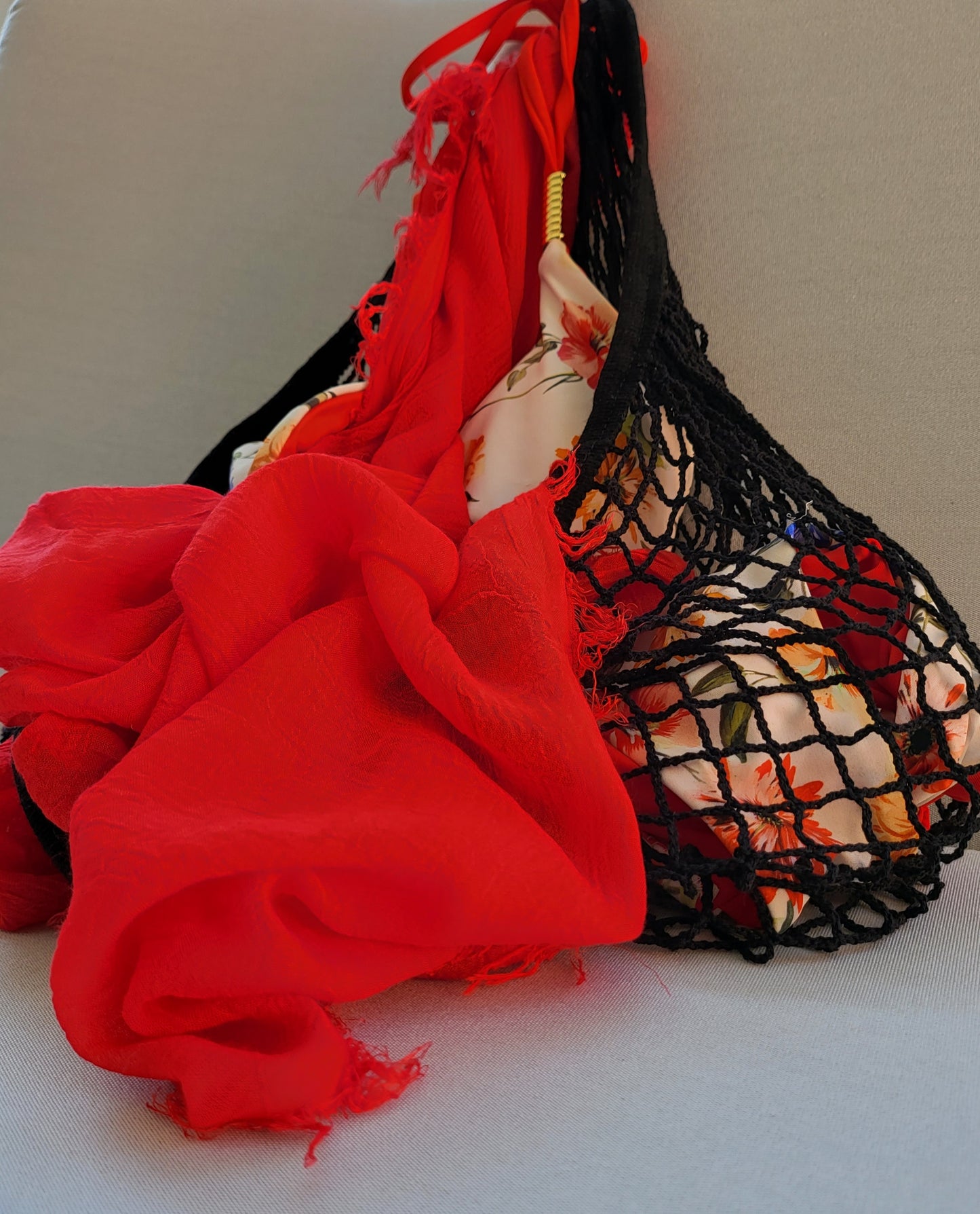 Red - Amore stole scarf