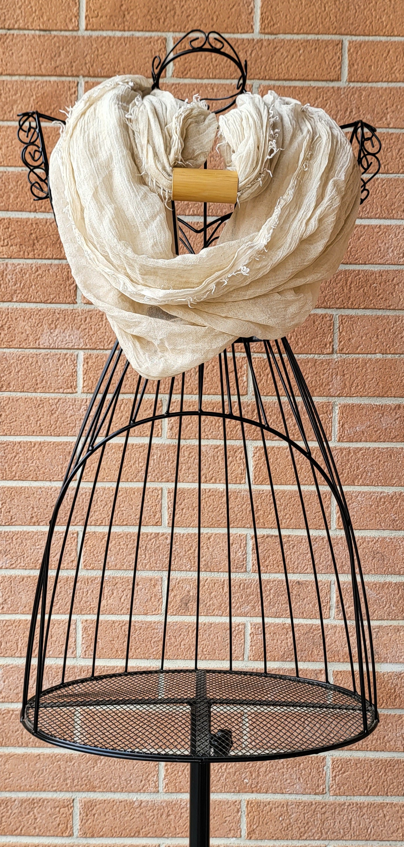 Cream - Foro di Roma stole scarf
