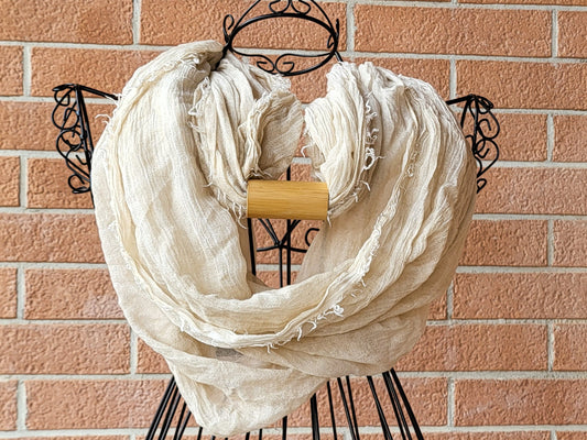 Cream - Foro di Roma stole scarf
