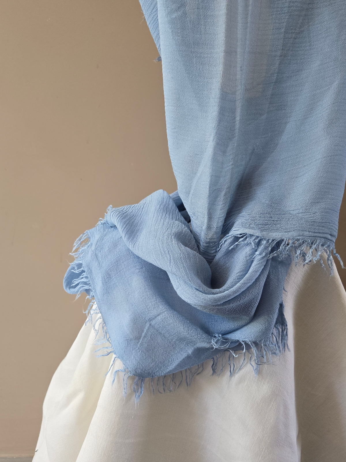 Blue Carta da Zucchero Bamboo Stole Scarf