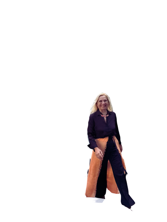 Orange - Spritz stole scarf