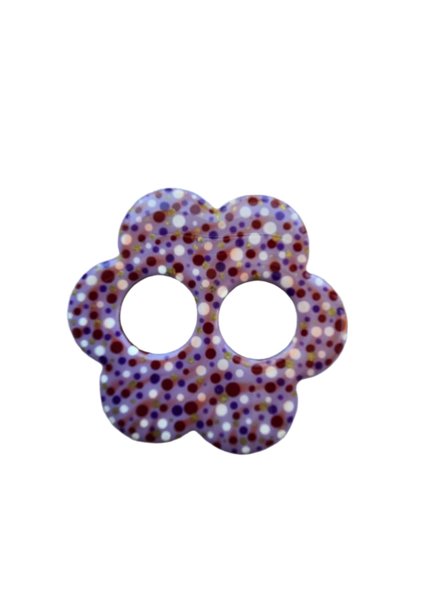 Decorative number '8' with a polka dot pattern on a textured white background