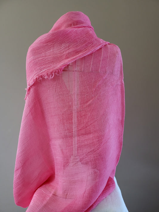 Pink - Rosa di Maggio stole scarf