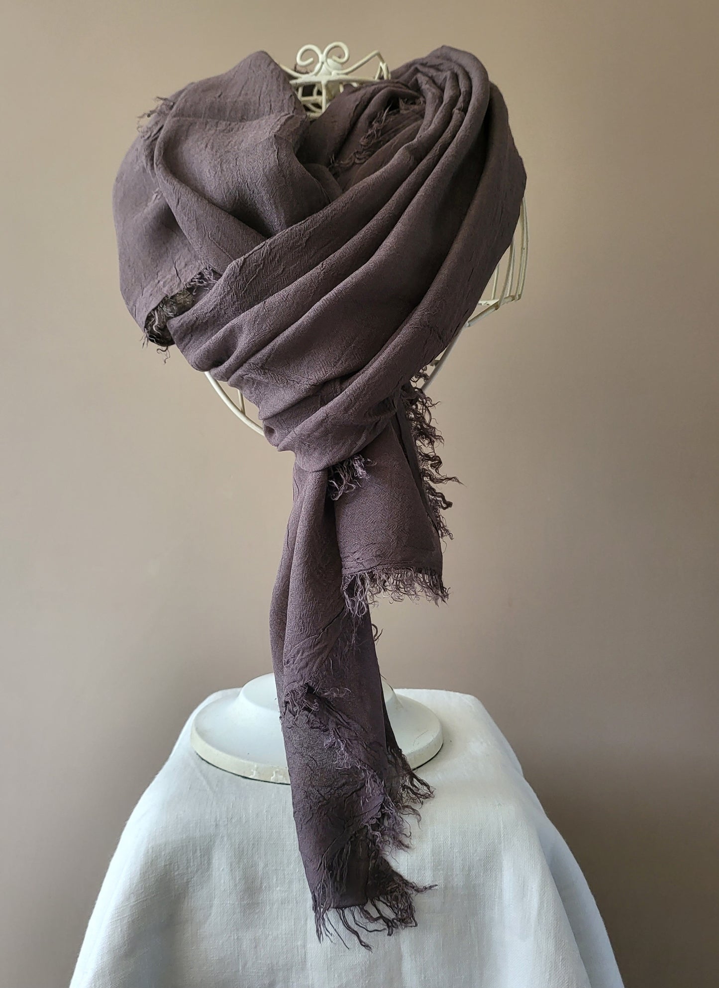 Brown - The Espresso di Milano stole scarf