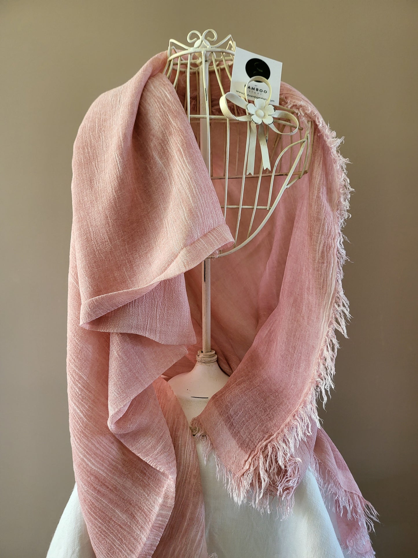 Pink - Cortina d'Ampezzo stole scarf