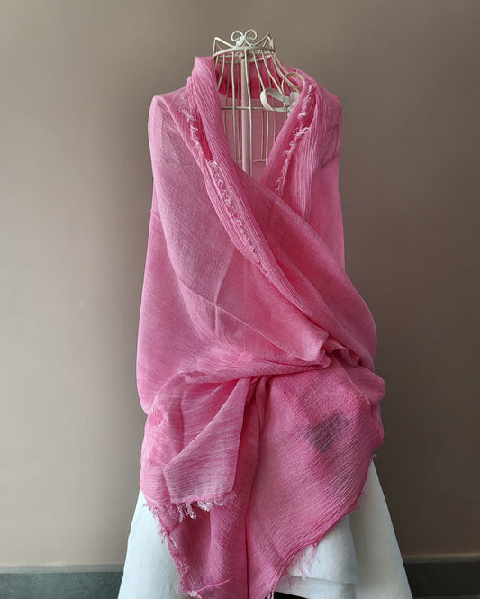 Pink - Rosa di Maggio stole scarf