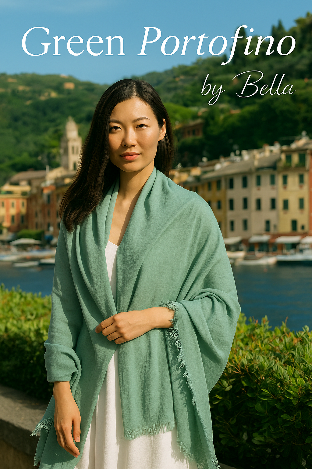 Green - Portofino stole scarf