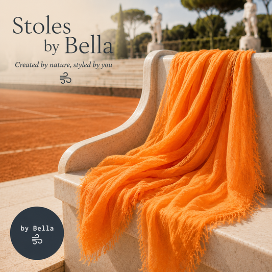 Orange - Spritz stole scarf
