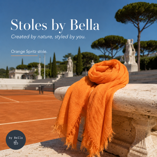 Orange - Spritz stole scarf