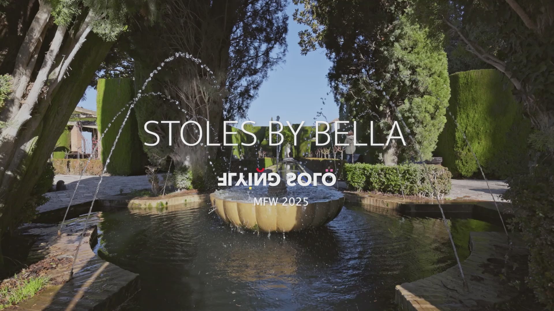 Load video: Stole by Bella in Catwalk in Milan Fashion Week