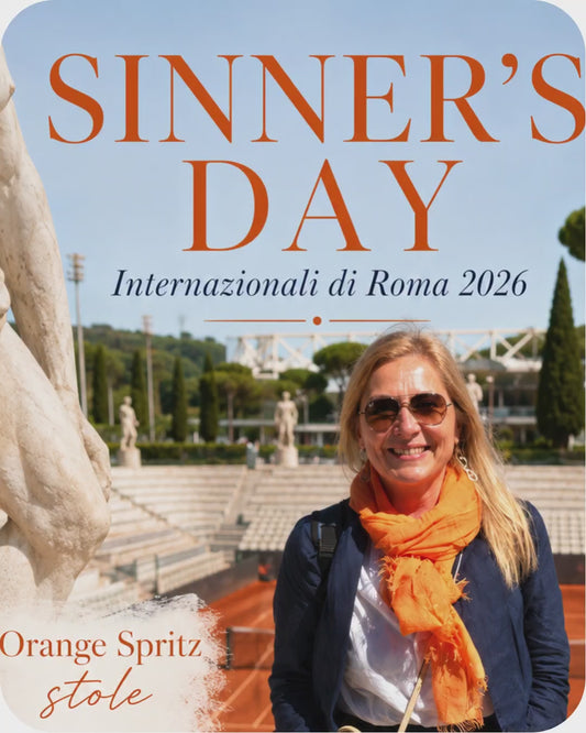 Orange - Spritz stole scarf