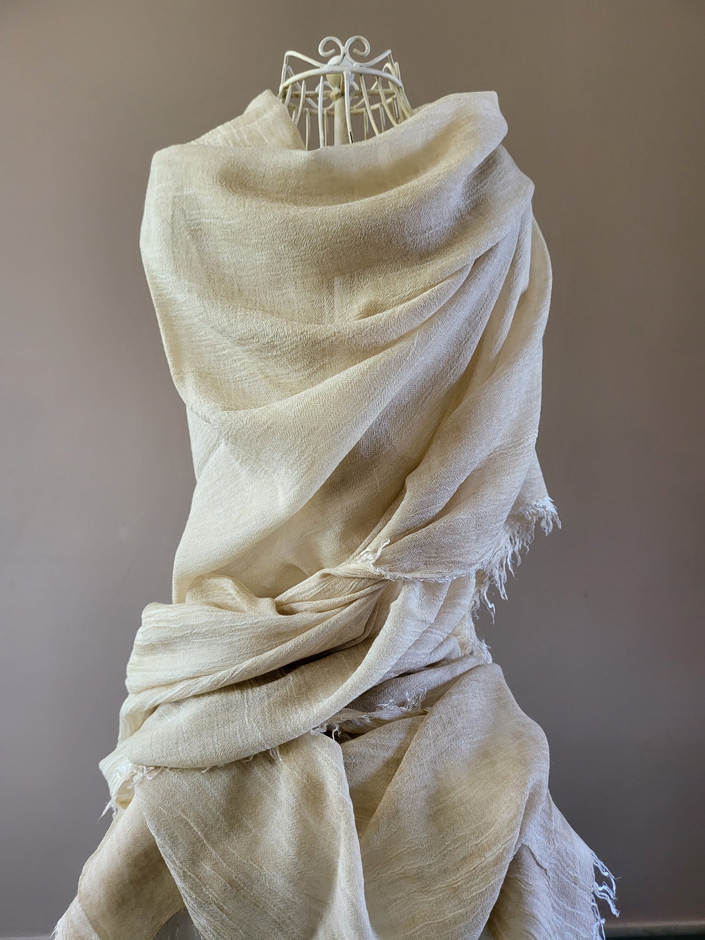 Cream - Foro di Roma stole scarf