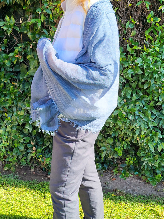 Blue - Mediterraneo stole scarf