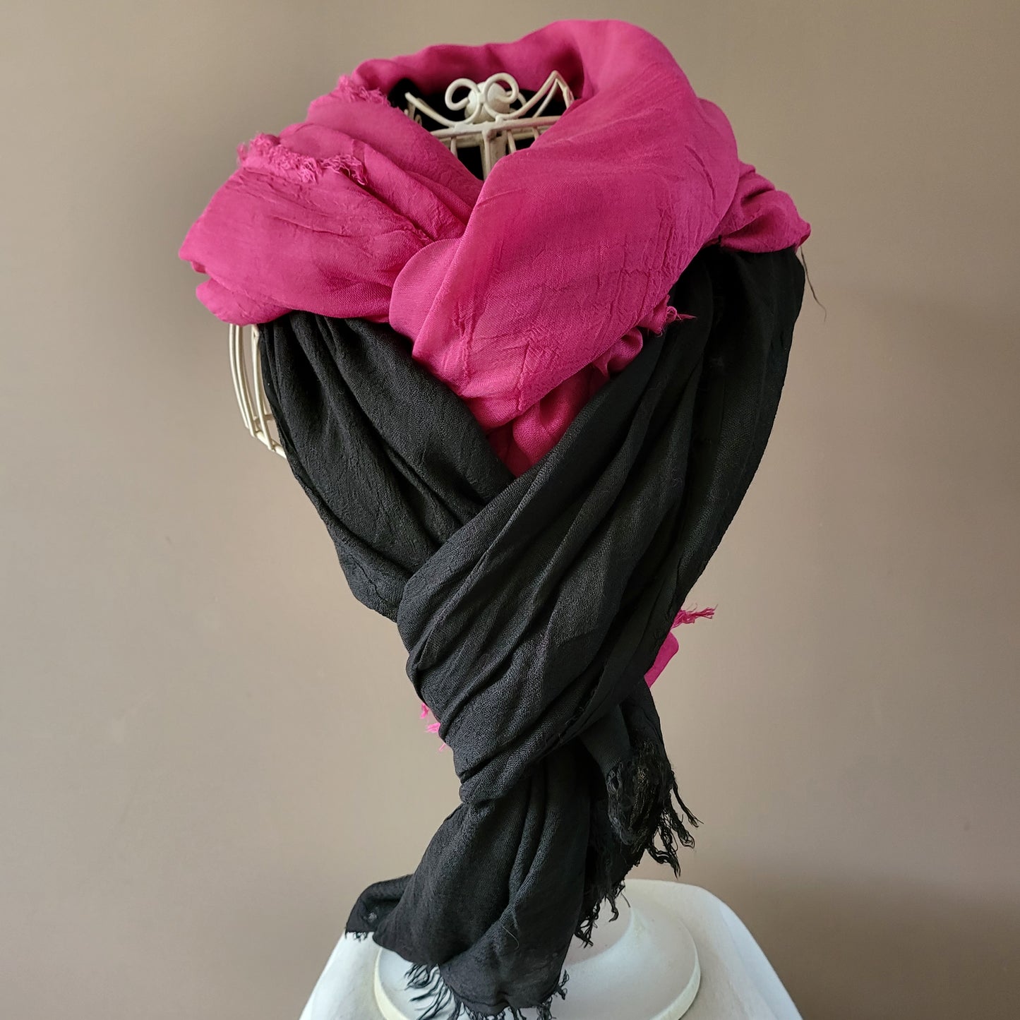 Pink - Magenta stole scarf